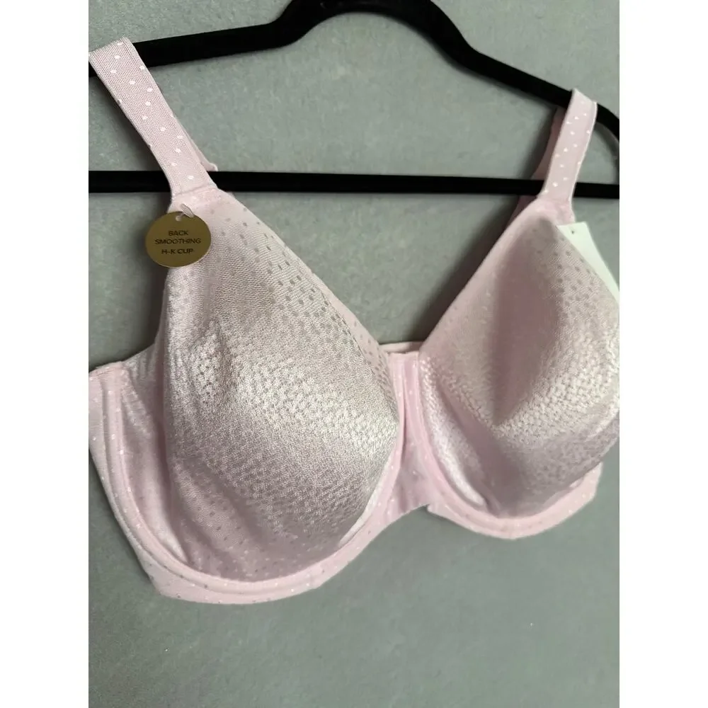 Wacoal Back Smoothing Bra Underwire Light Pink Women's 36J NEW
